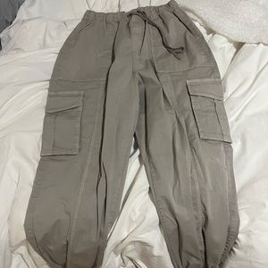 Grey Tan Cargo Pants